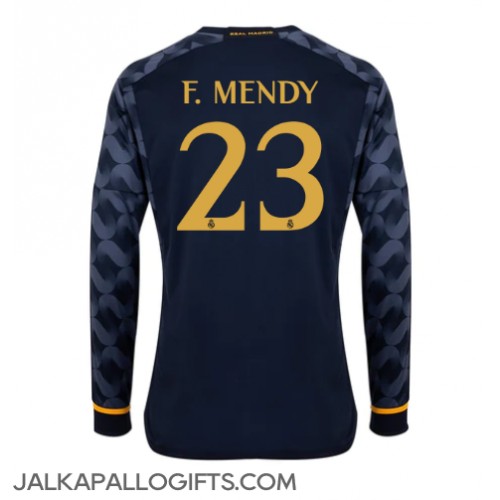 Real Madrid Ferland Mendy #23 Vieraspaita 2023-24 Pitkähihainen